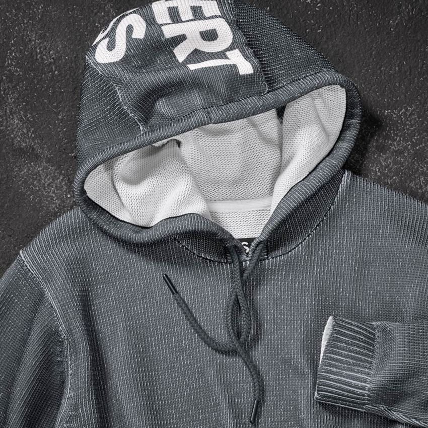 Shirts, Pullover & more: Knitted hoody e.s.iconic + carbongrey 2