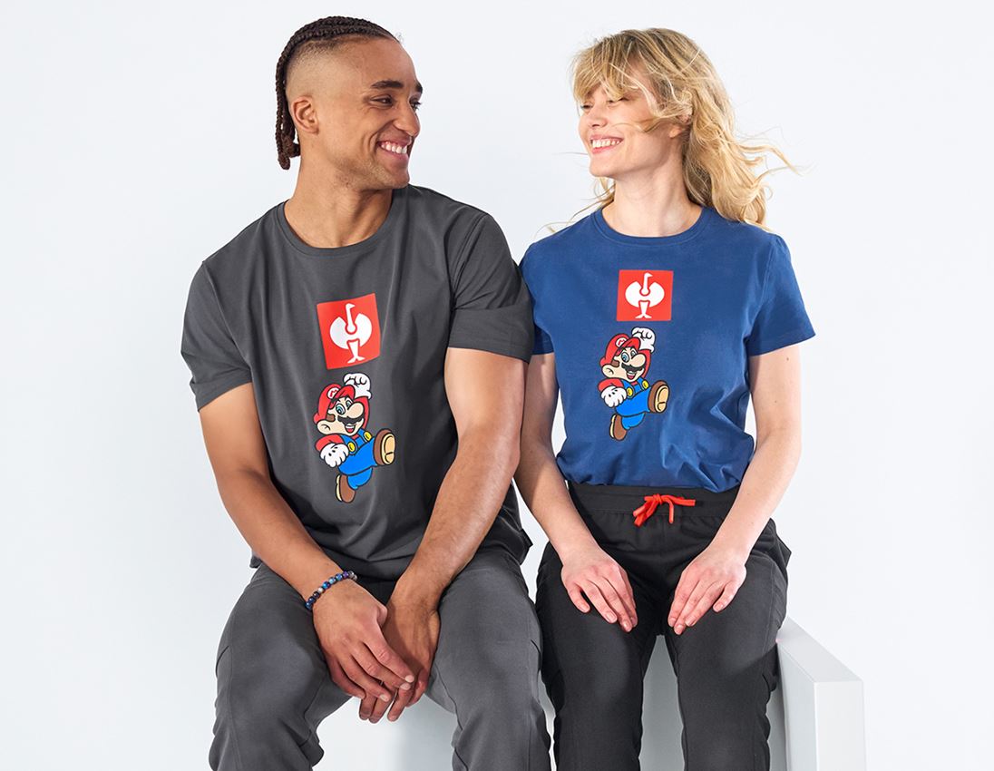 Collaborations: Super Mario T-Shirt, hommes + anthracite 1