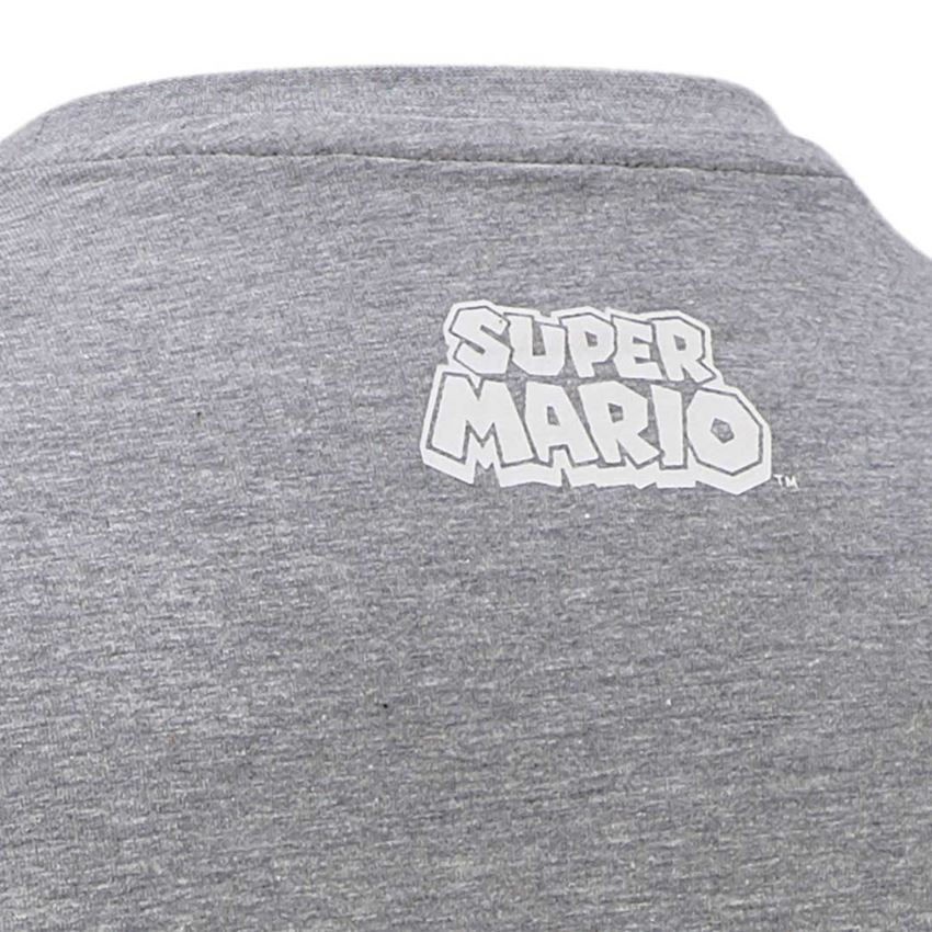 Collaborations: Super Mario T-Shirt, hommes + gris mélange 2