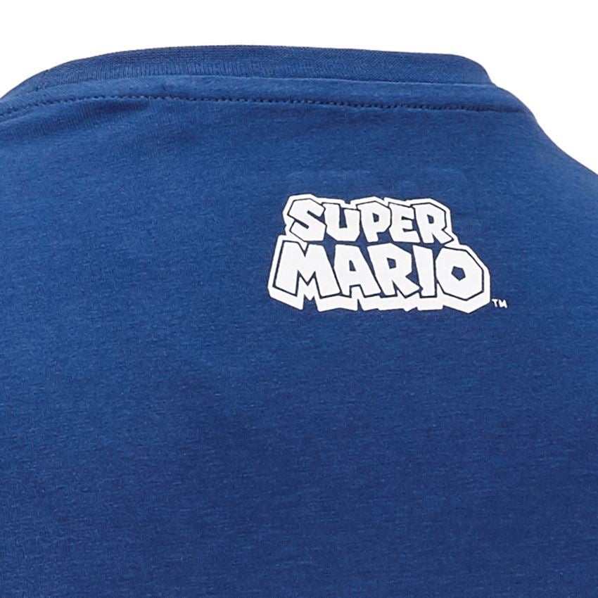 Collaborations: Super Mario T-Shirt, hommes + bleu alcalin 2