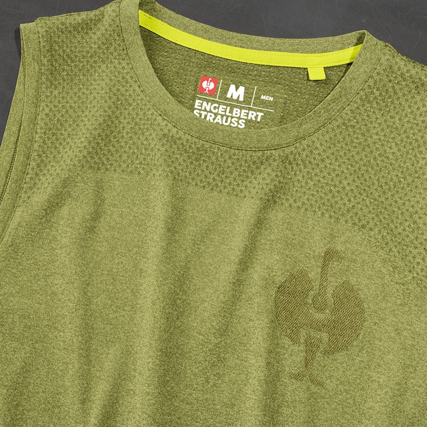 Vêtements: Chemise Athletik seamless e.s.trail + vert genévrier mélange 2
