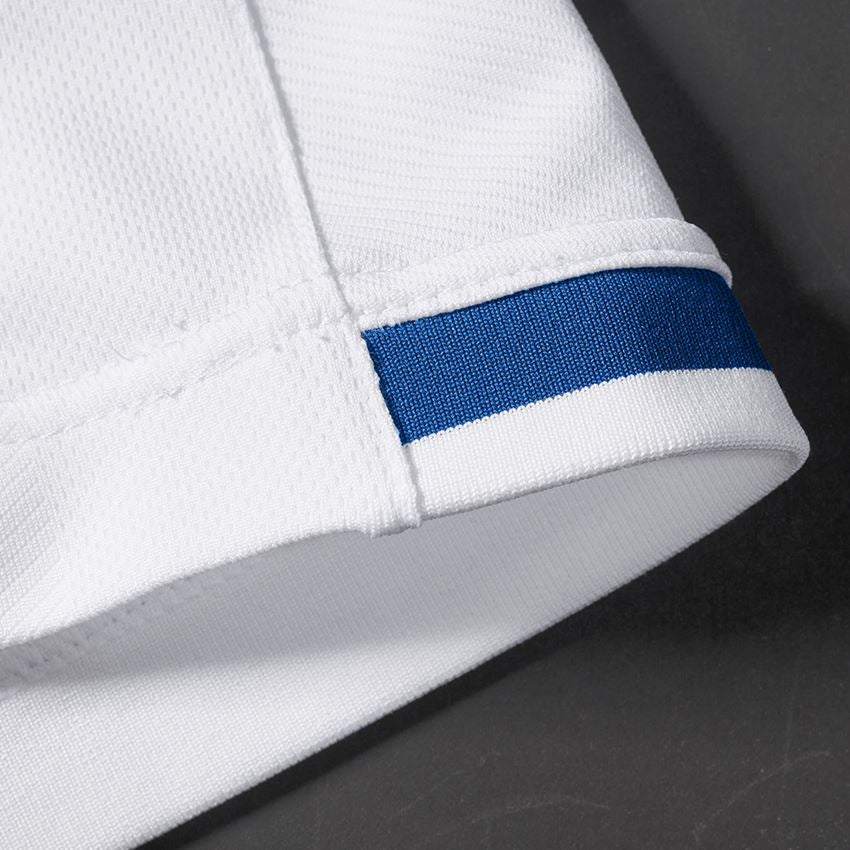 Thèmes: T-shirt fonctionnel e.s.ambition + blanc/bleu gentiane 2