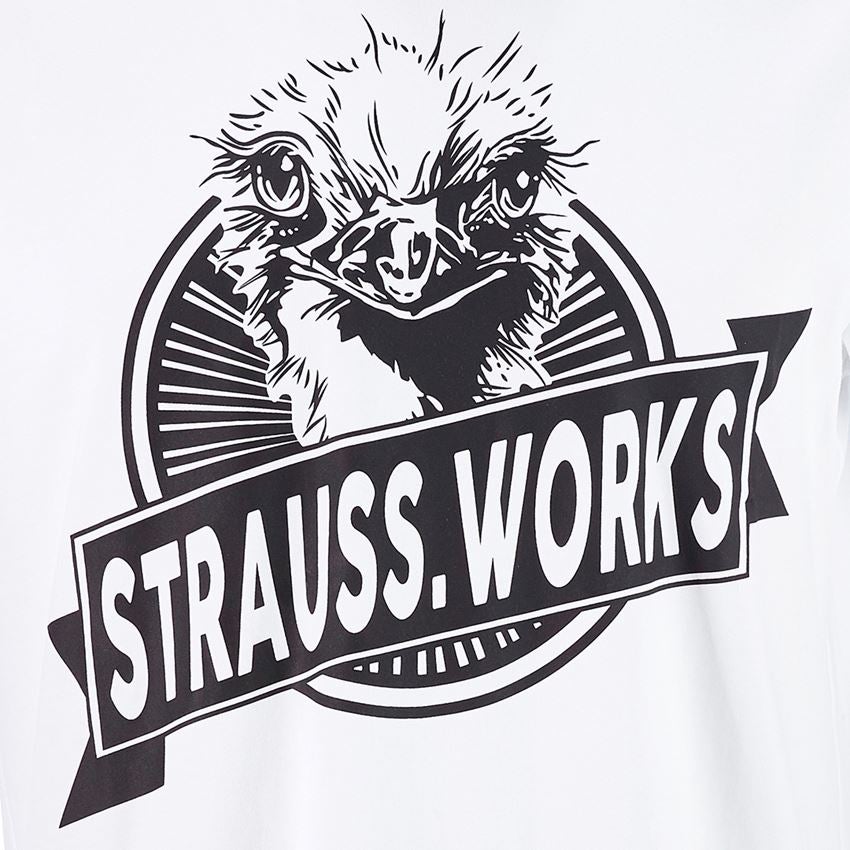 Shirts, Pullover & more: e.s. T-shirt strauss works + white 2