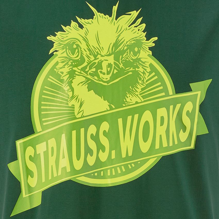 Clothing: e.s. T-shirt strauss works + green 2