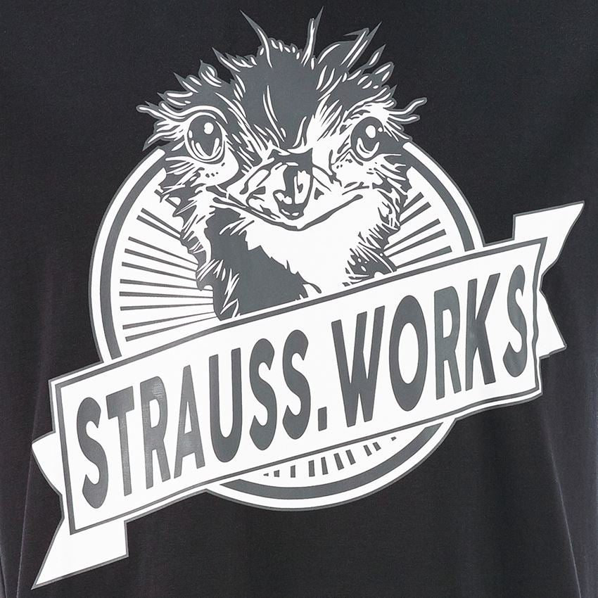 Shirts, Pullover & more: e.s. T-shirt strauss works + black/white 2