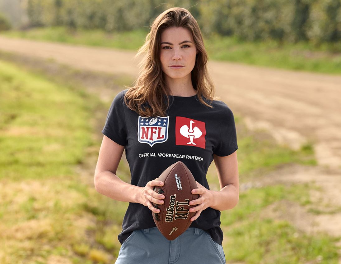 Kollaborationen: NFL T-Shirt cotton, ladies + schwarz 2