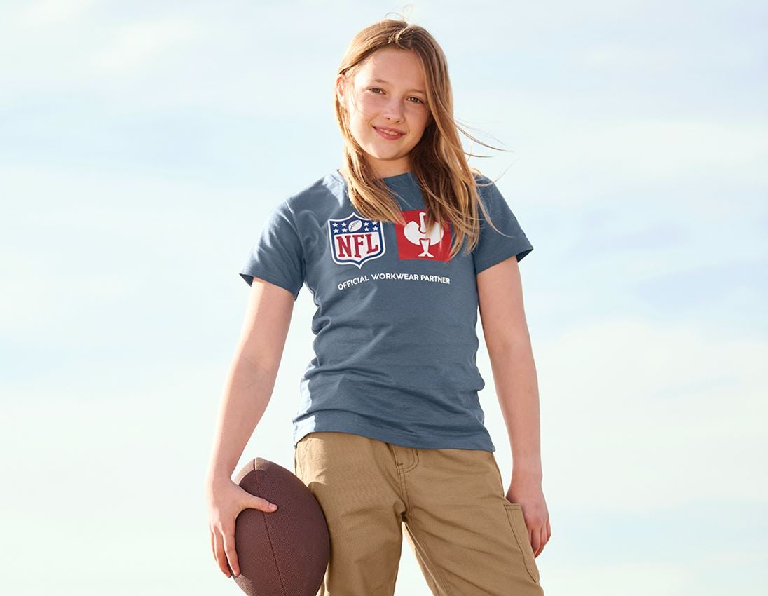 Kollaborationen: NFL T-Shirt cotton, kids + oxidblau