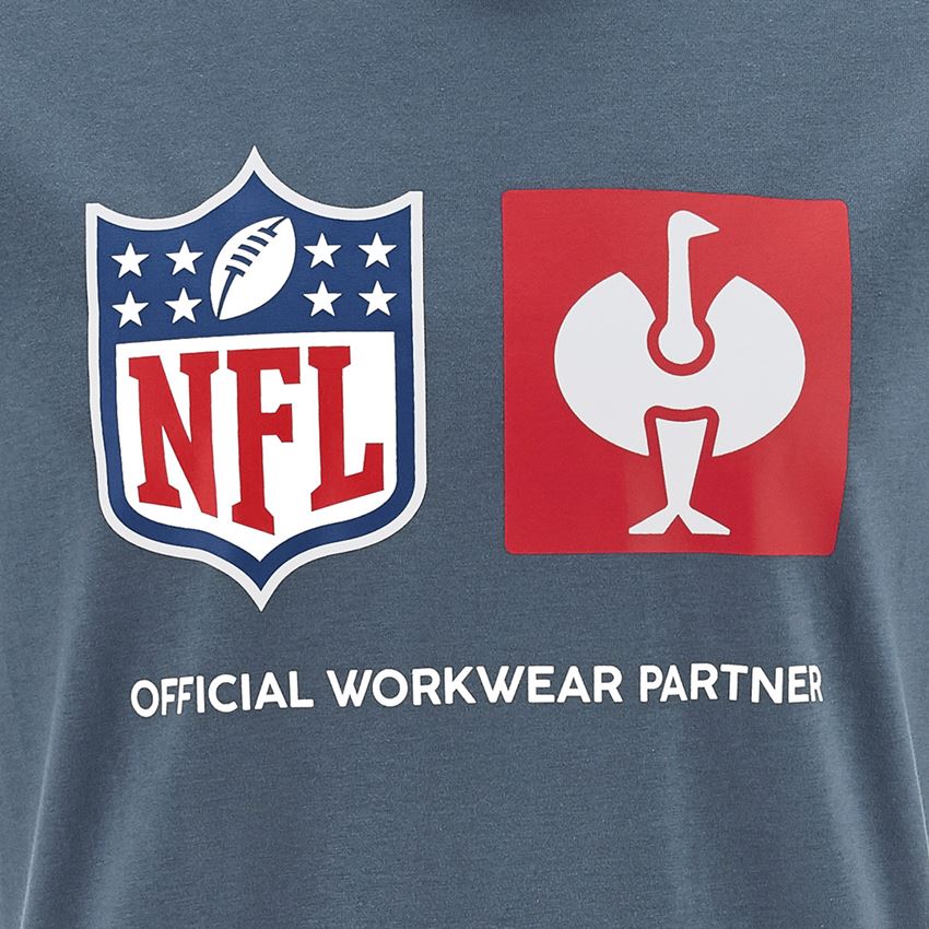 Bekleidung: NFL T-Shirt cotton + oxidblau 2