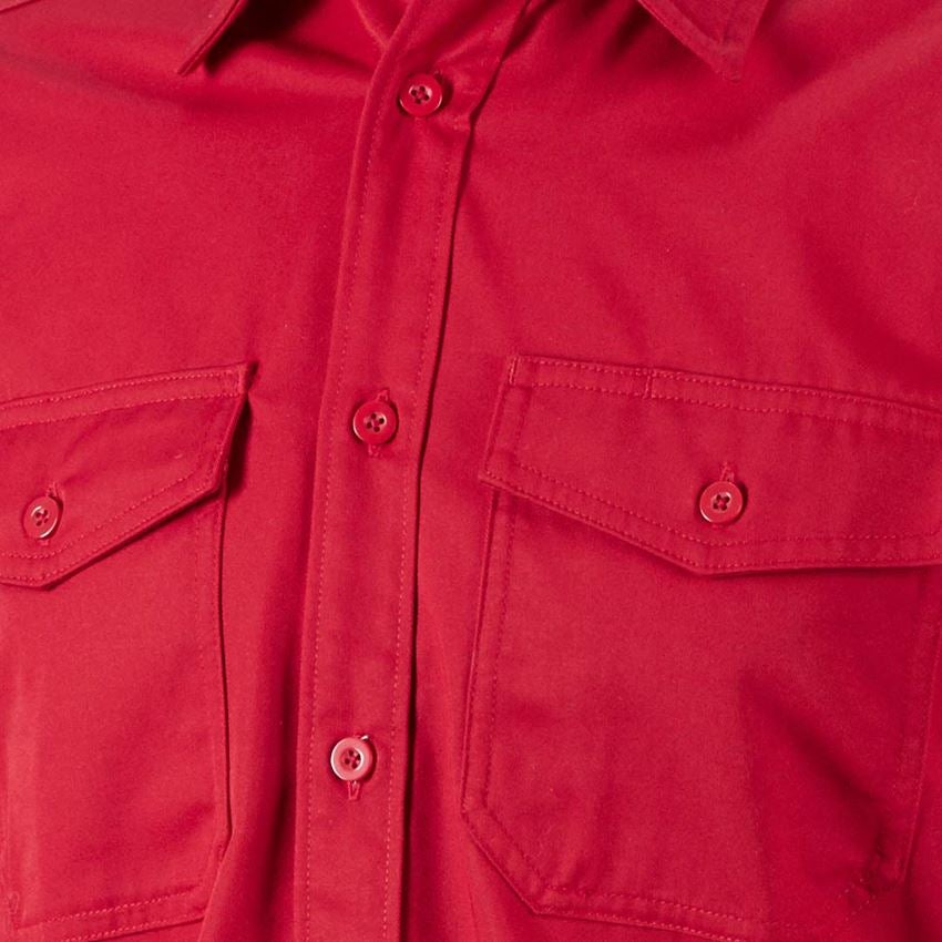 Topics: Work shirt e.s.classic, long sleeve + red 2