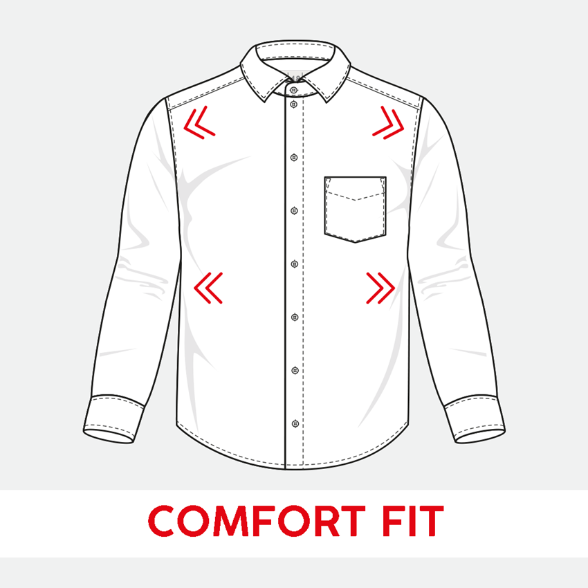 Themen: e.s. Business Hemd cotton stretch, comfort fit + schwarz 2