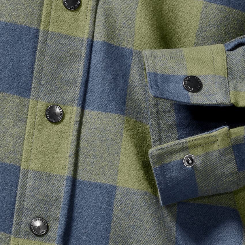 Shirts, Pullover & more: Check shirt e.s.iconic + mountaingreen/oxidblue 2