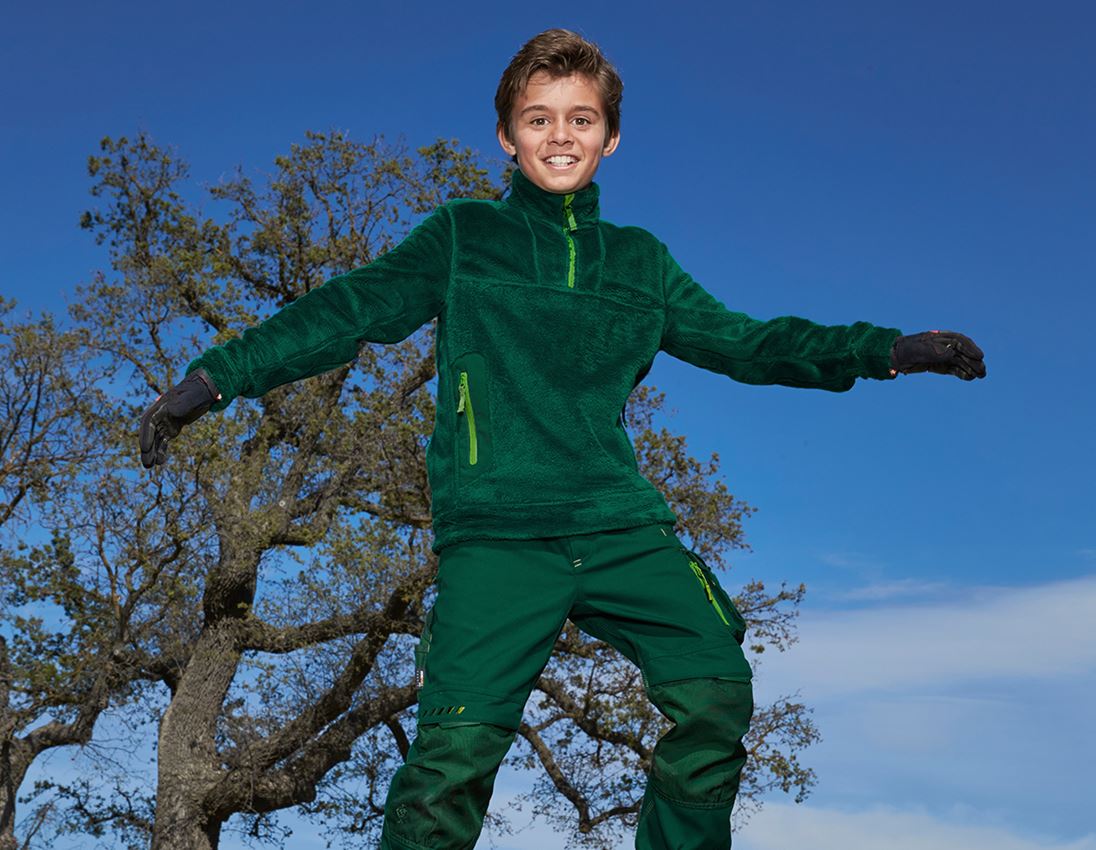Shirts, Pullover & more: Troyer Highloft e.s.motion 2020, children's + green/seagreen 1