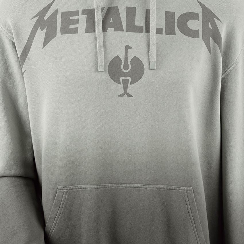 Collaborations: Metallica cotton hoodie, men + gris magnétique/granit 2