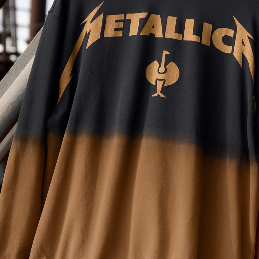 Shirts & Co.: Metallica cotton sweatshirt + schwarz/rost 2