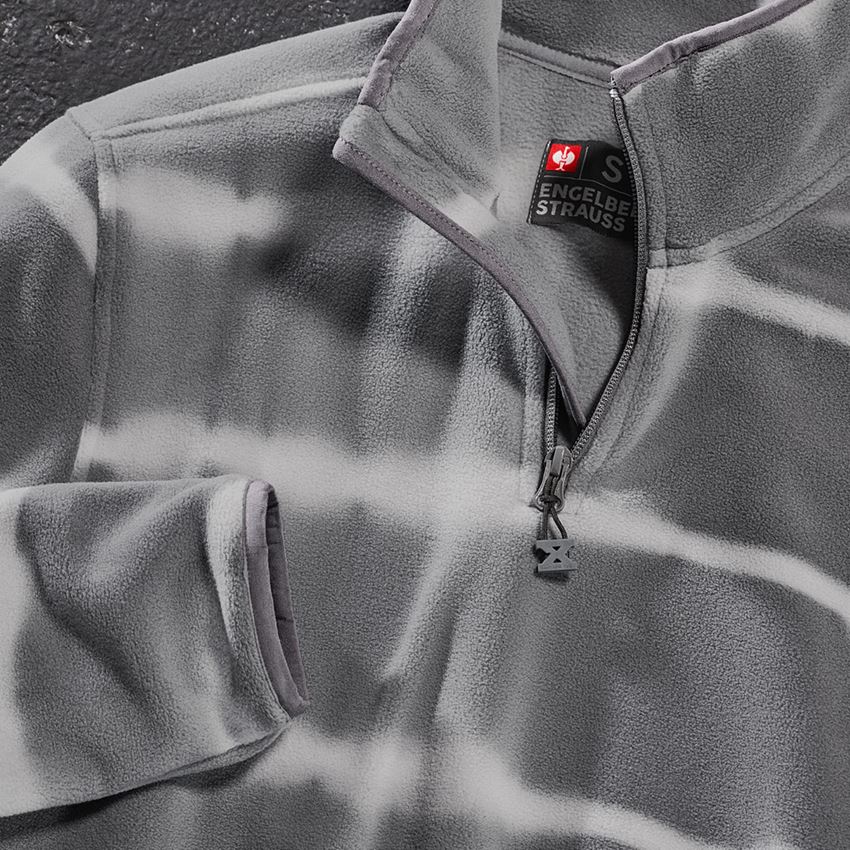Shirts, Pullover & more: Fleece troyer tie-dye e.s.motion ten + granite/opalgrey 2