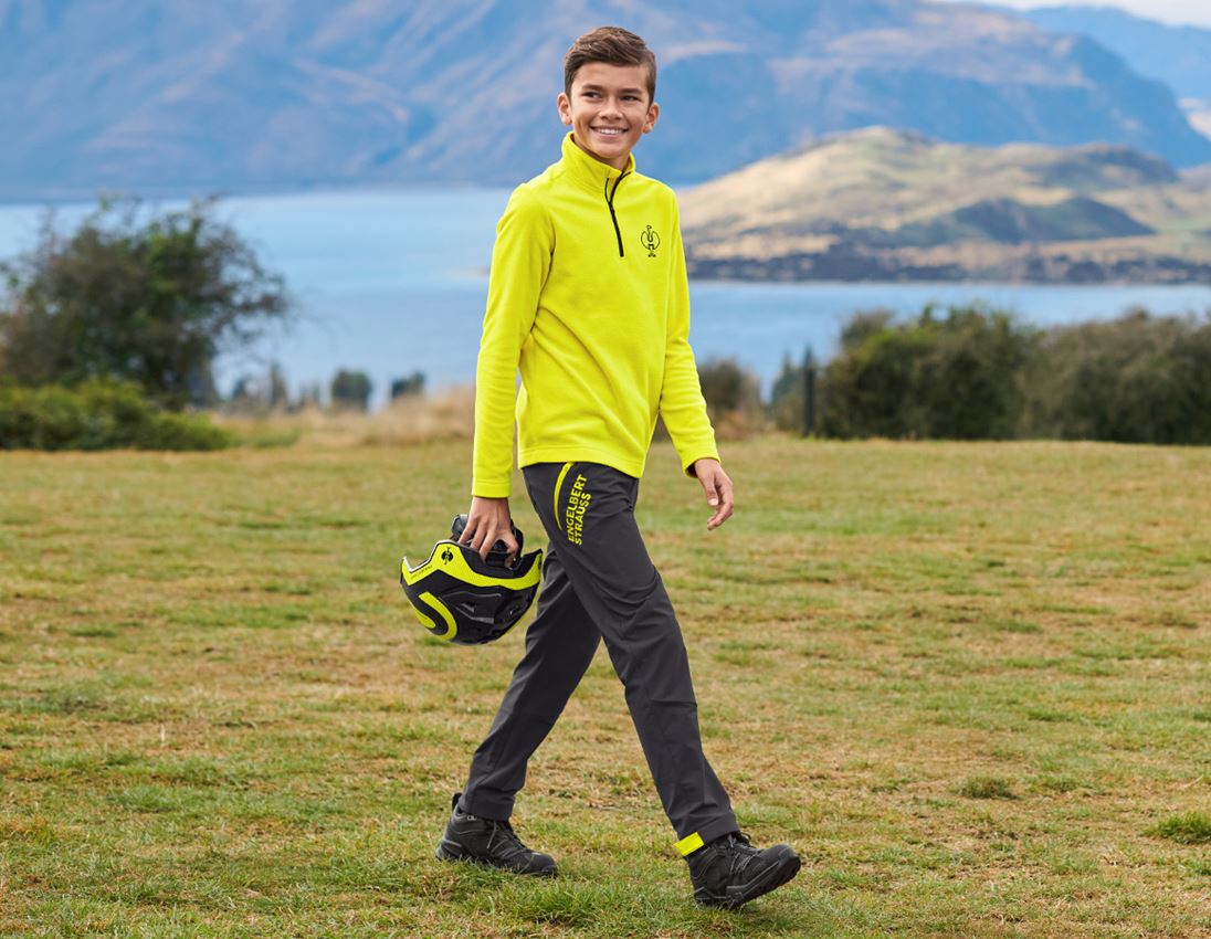 Shirts, Pullover & more: Fleece troyer e.s.trail, children's + acid yellow/black 1