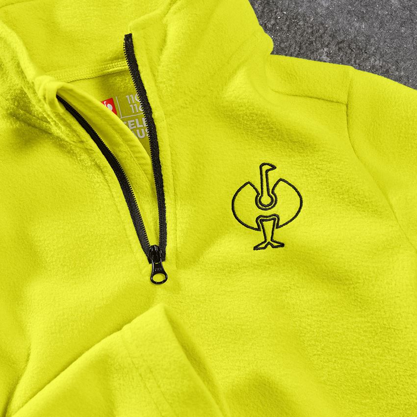 Shirts, Pullover & more: Fleece troyer e.s.trail, children's + acid yellow/black 2
