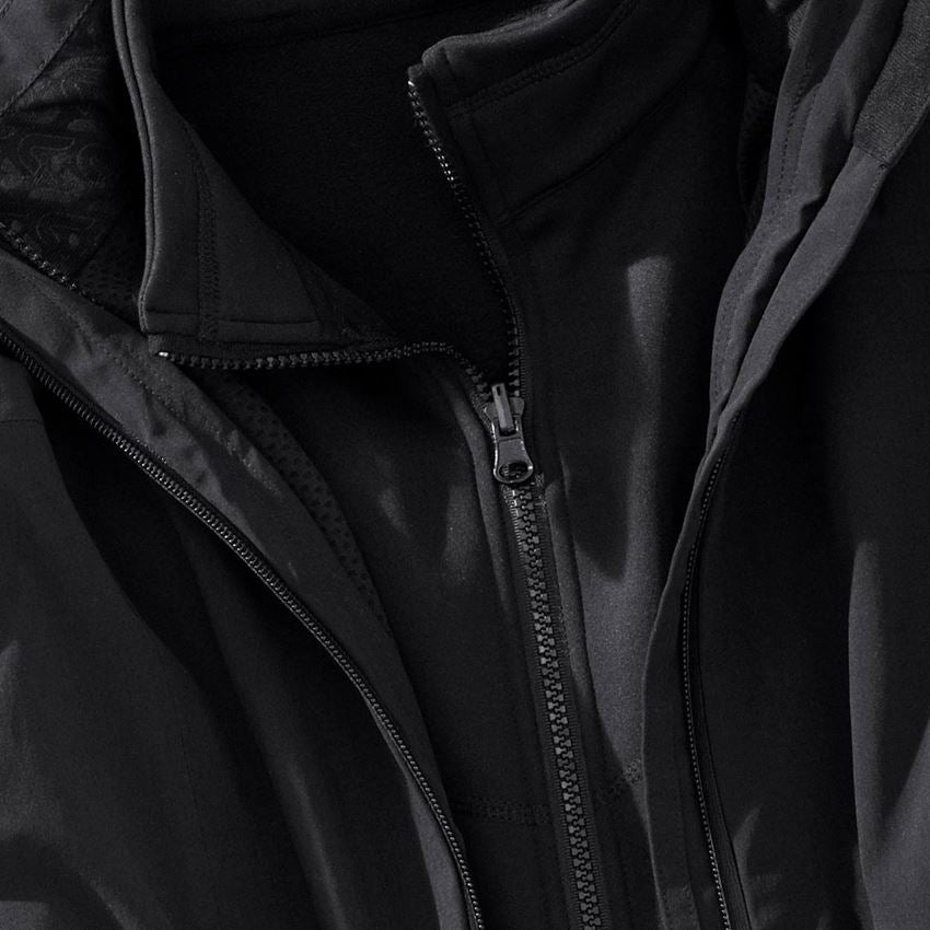 Jackets: 3 in 1 functional jacket e.s.vision, children's + black 2
