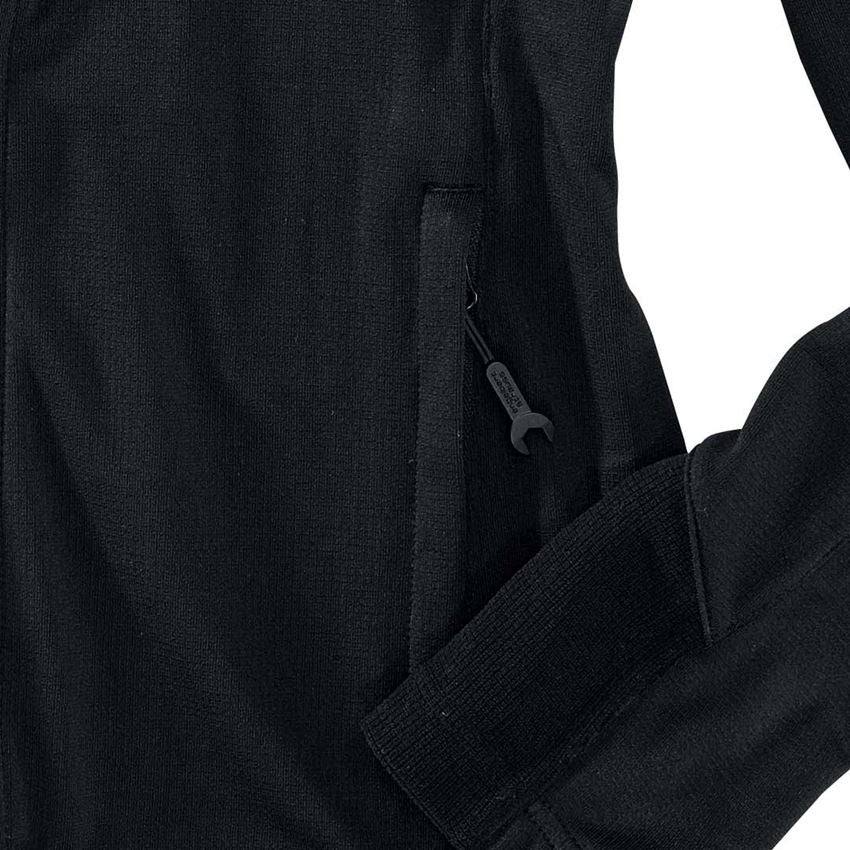 Work Jackets: FIBERTWIN®clima-pro jacket e.s.motion 2020,ladies' + black/high-vis yellow 2