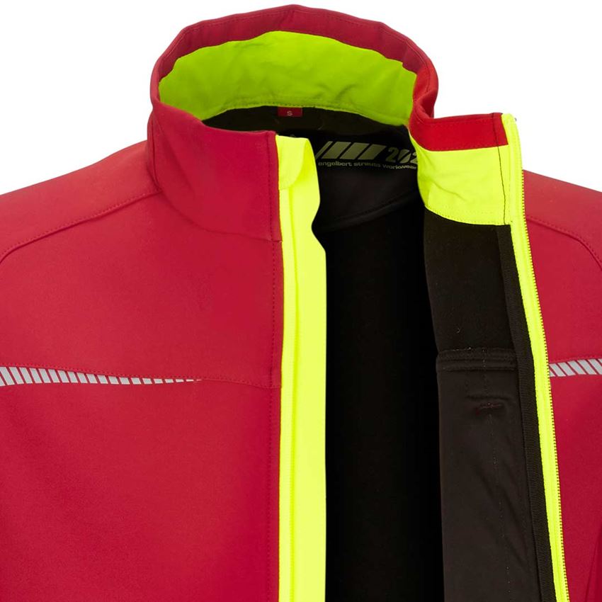 Gardening / Forestry / Farming: Softshell jacket e.s.motion 2020 + fiery red/high-vis yellow 2