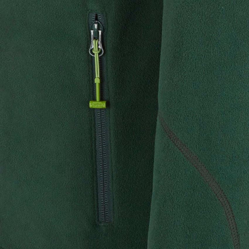 Installateur / Klempner: Kapuzen Fleece Jacke e.s.motion 2020 + grün 2