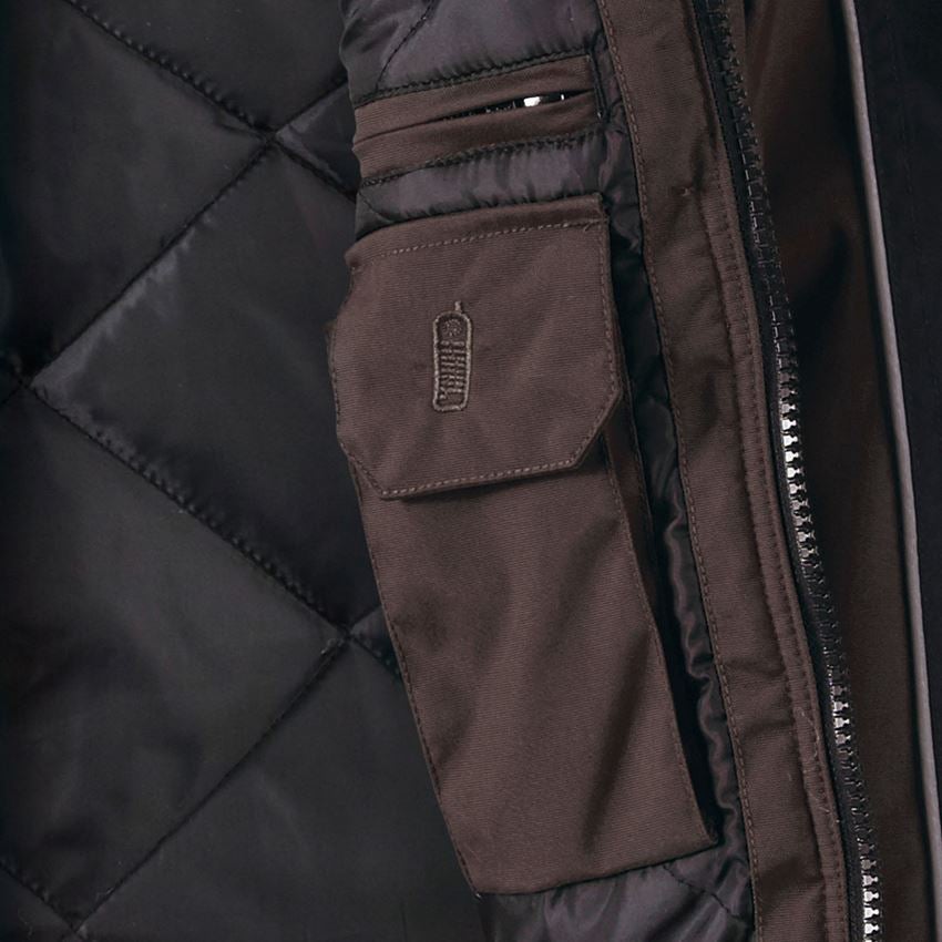 Work Jackets: Pilot jacket e.s.image  + brown/black 2