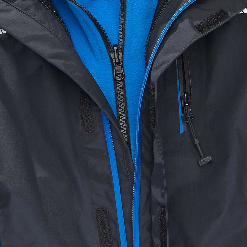 Cold: 3 in 1 functional jacket e.s.motion 2020,  childr. + graphite/gentianblue 2