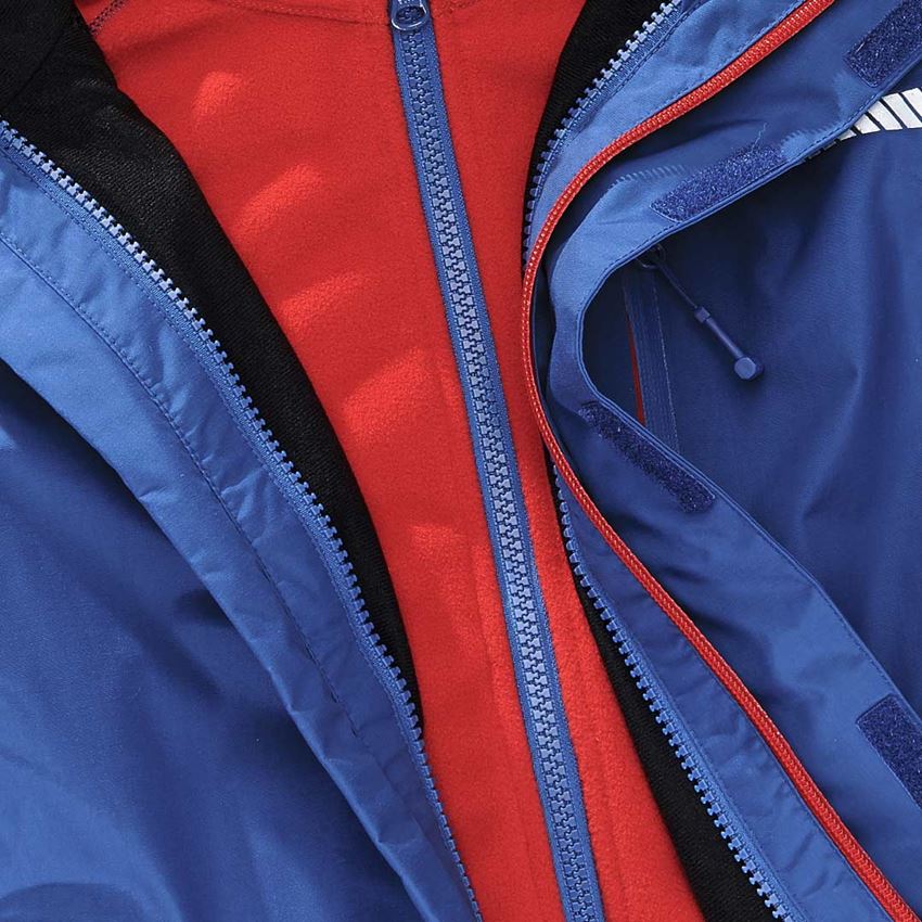 Cold: 3 in 1 functional jacket e.s.motion 2020,  childr. + royal/fiery red 2