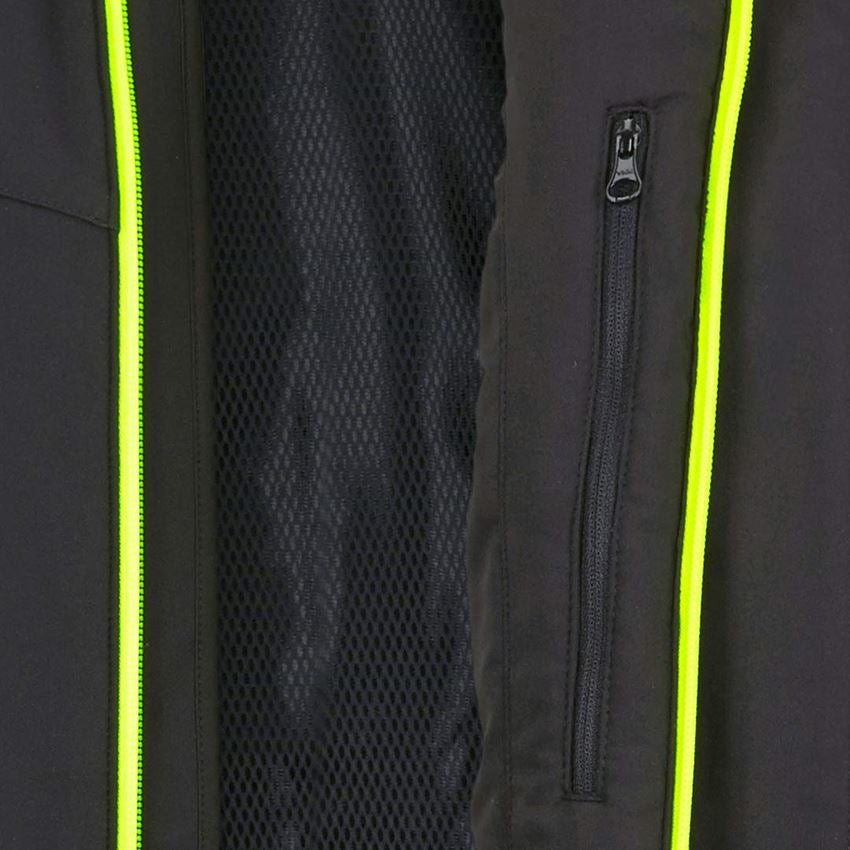 Plumbers / Installers: Winter softshell jacket e.s.motion 2020, men's + black/high-vis yellow/high-vis orange 2