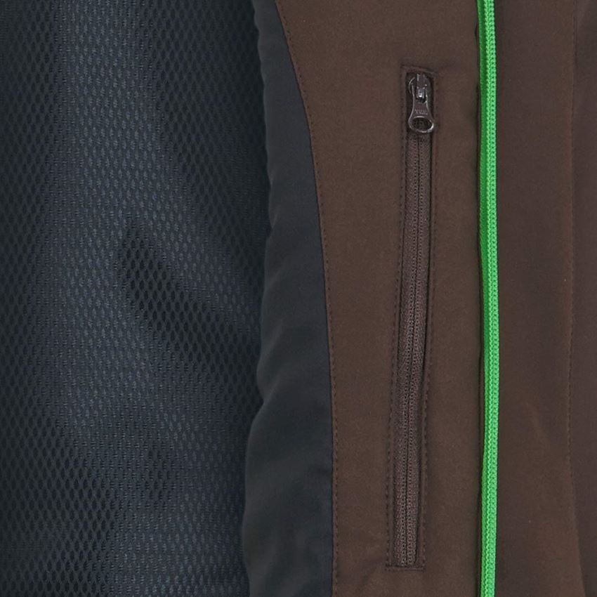 Plumbers / Installers: Winter softshell jacket e.s.motion 2020, men's + chestnut/seagreen 2