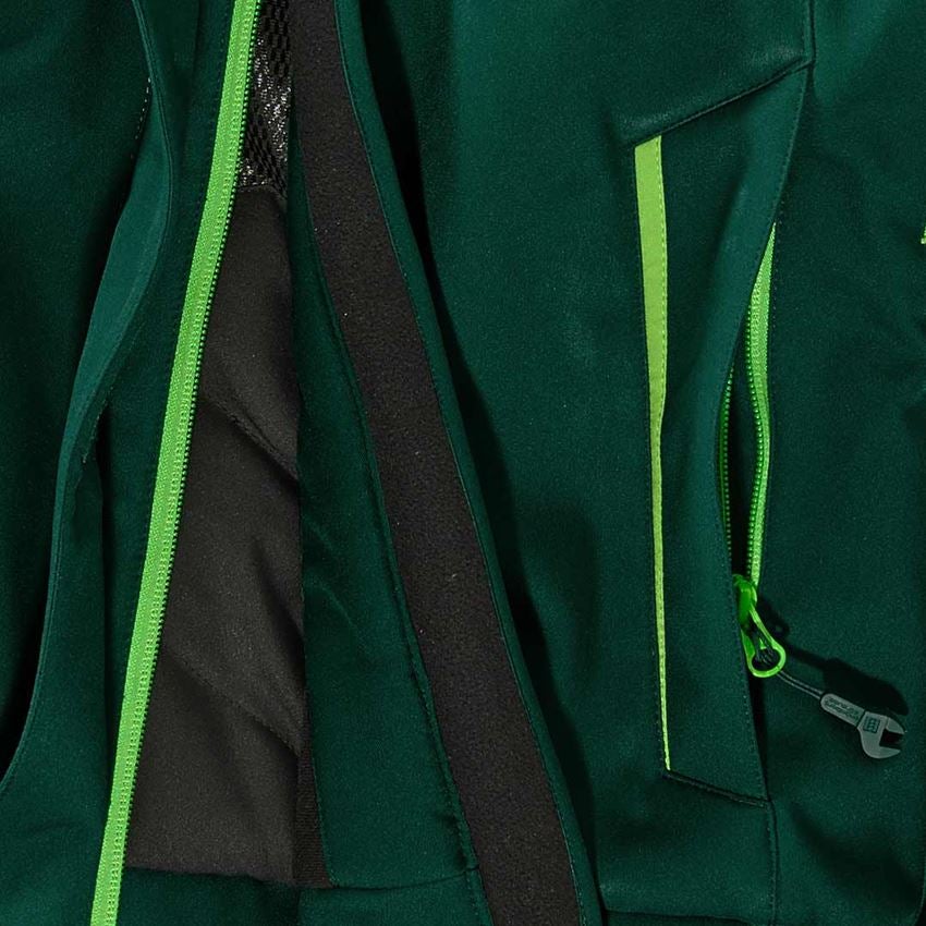 Work Jackets: Winter softshell jacket e.s.motion 2020, ladies' + green/seagreen 2