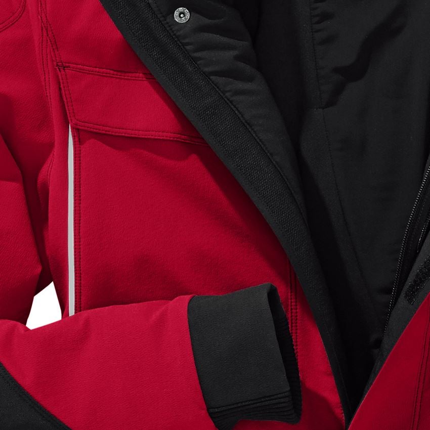 Work Jackets: Winter functional jacket e.s.dynashield + fiery red/black 2