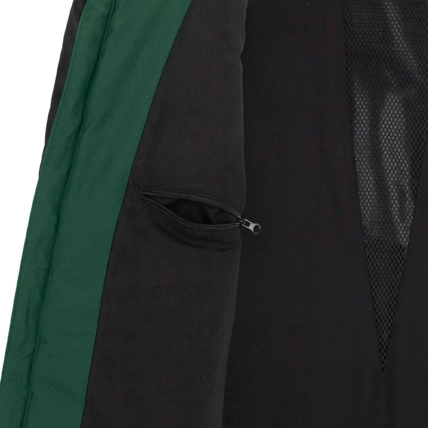 Vestes de travail: Veste softshell d'hiver e.s.vision + vert/noir 2