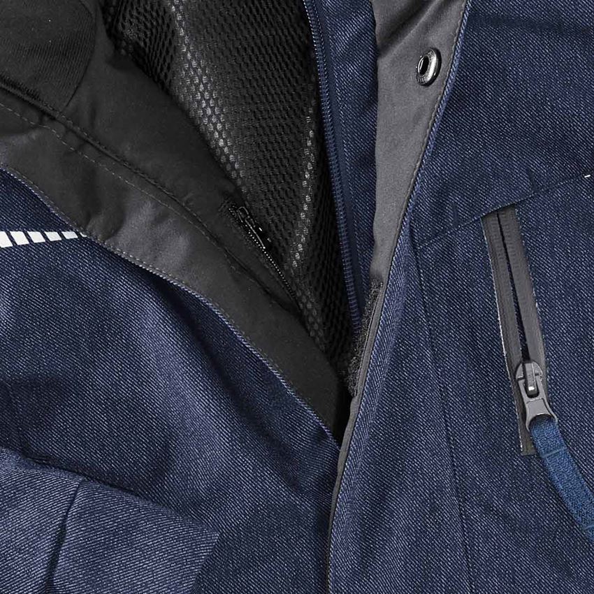 Jackets: Winter functional pilot jacket e.s.motion denim,c. + indigo 2
