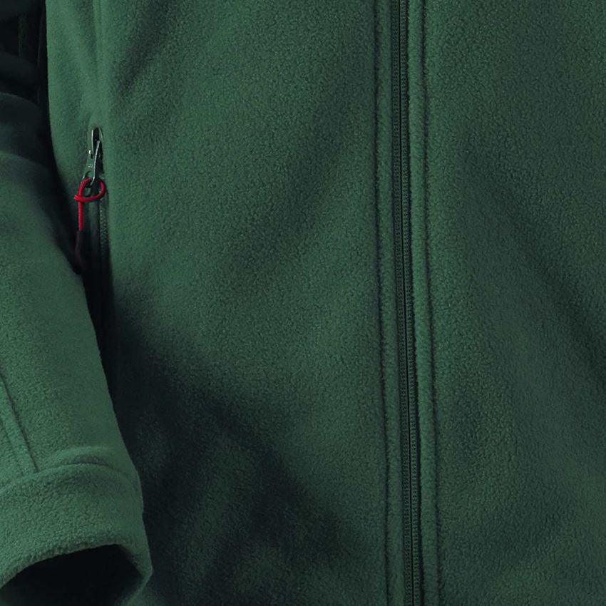 Work Jackets: Fleece jacket e.s.classic + green 2
