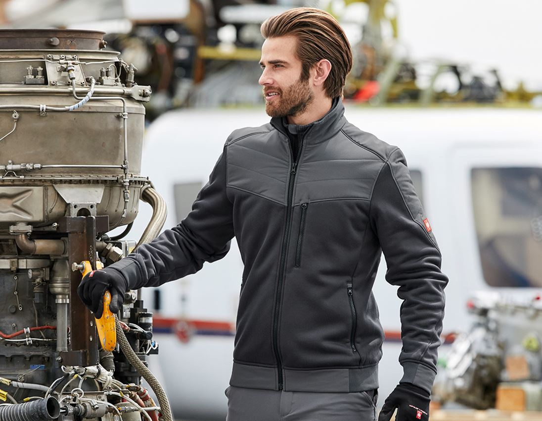 Vestes de travail: Veste thermaflor e.s.dynashield + graphite/ciment