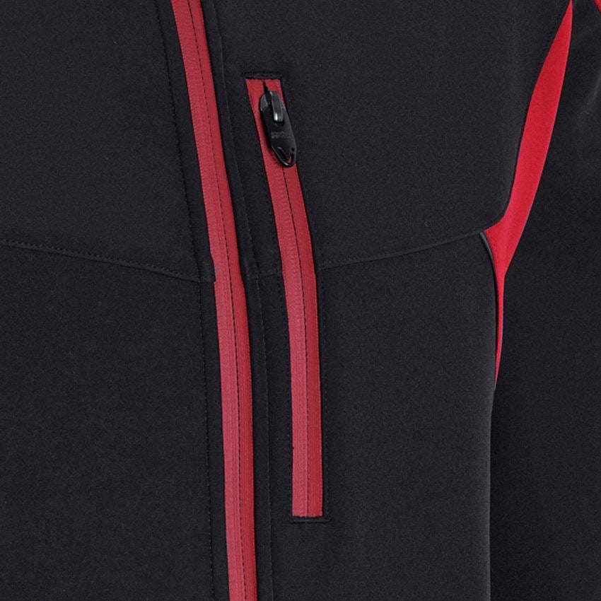 Topics: Softshell jacket e.s.vision + black/red 2