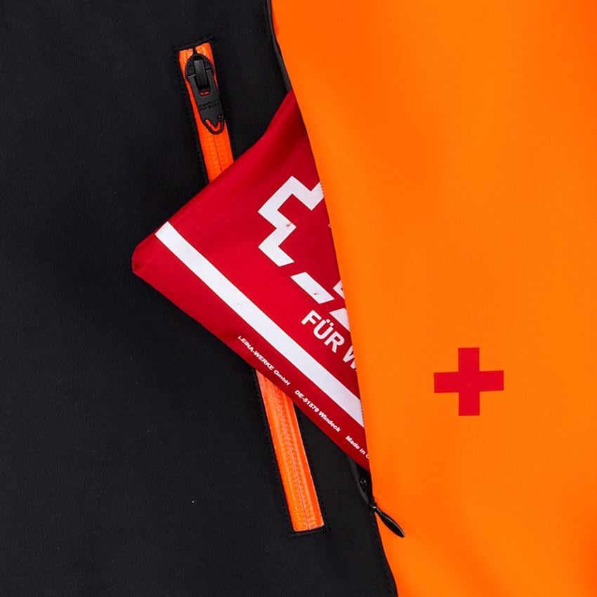 Vestes de travail: Veste de forestier e.s.vision d’été + orange fluo/noir 2