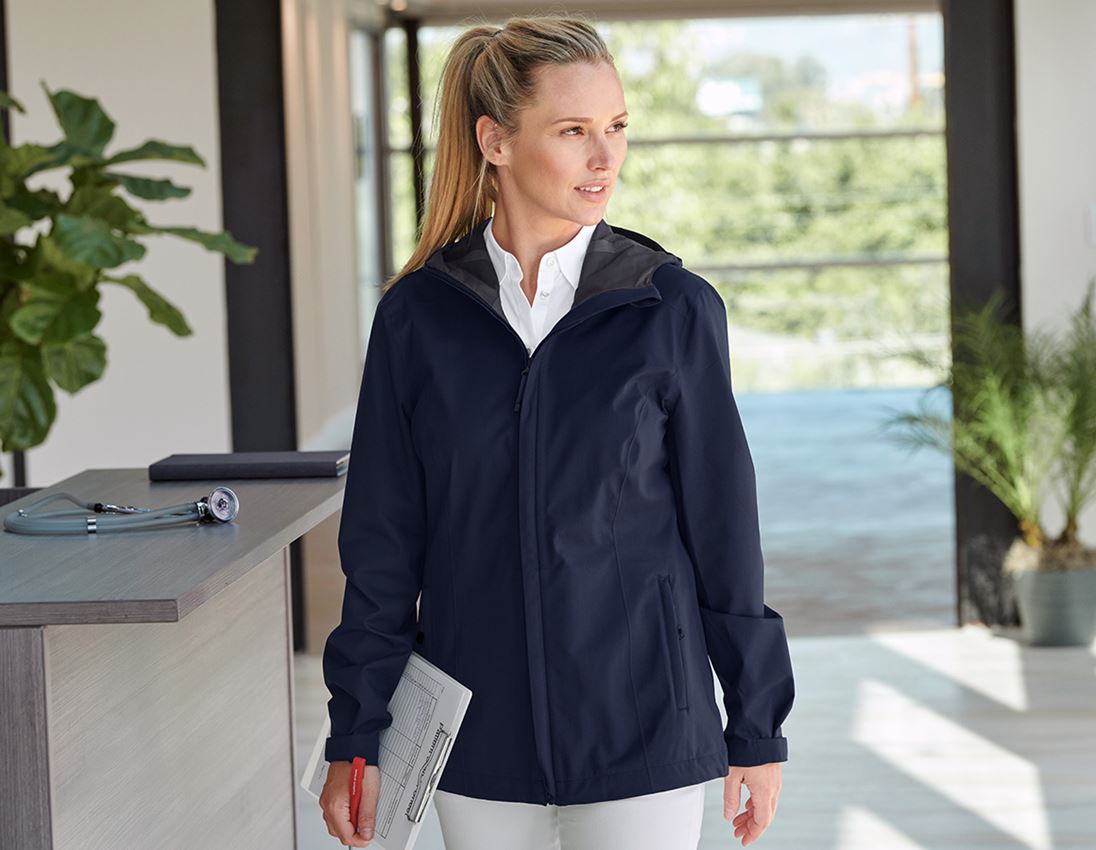 Work Jackets: e.s. Functional jacket CI, ladies' + navy
