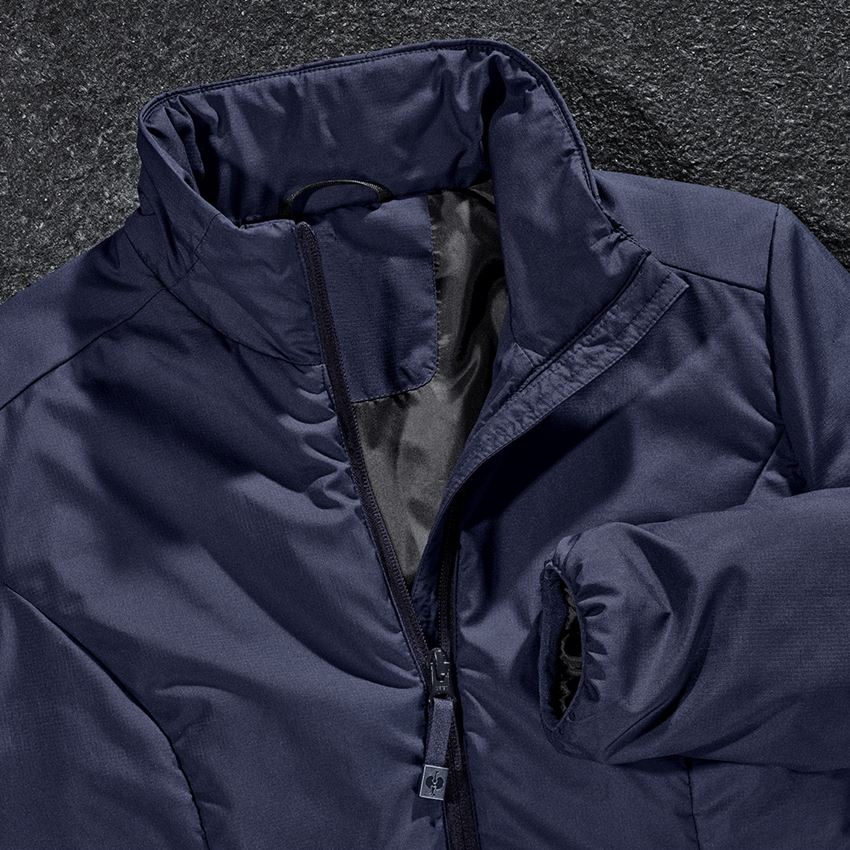 Work Jackets: e.s. Padded jacket CI, ladies' + navy 2