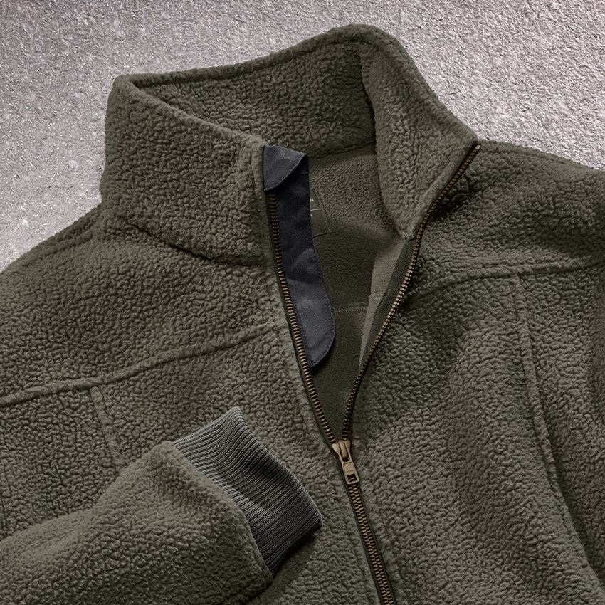 Work Jackets: Faux fur jacket e.s.vintage + disguisegreen 2