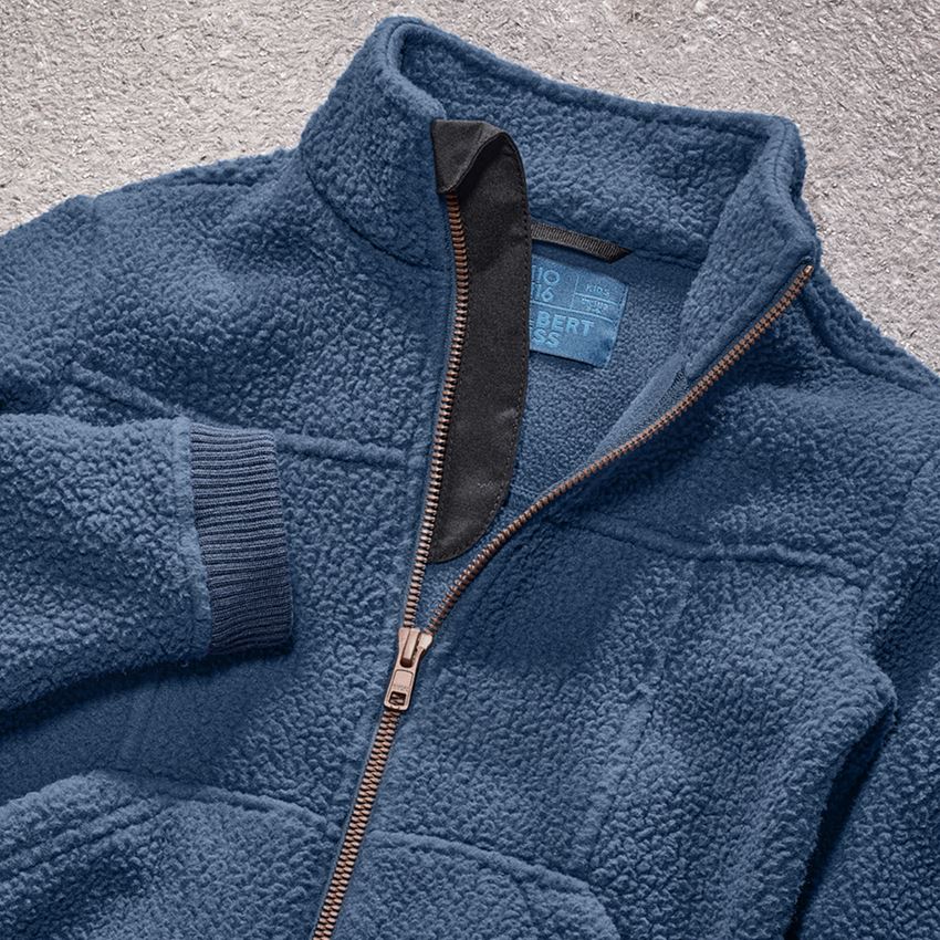 Jackets: Faux fur jacket e.s.vintage, children's + arcticblue 2