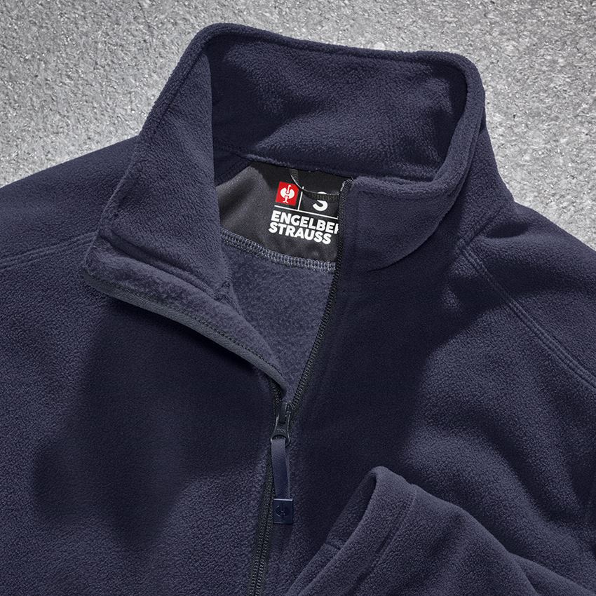 Work Jackets: e.s. Fleece jacket CI + navy 2