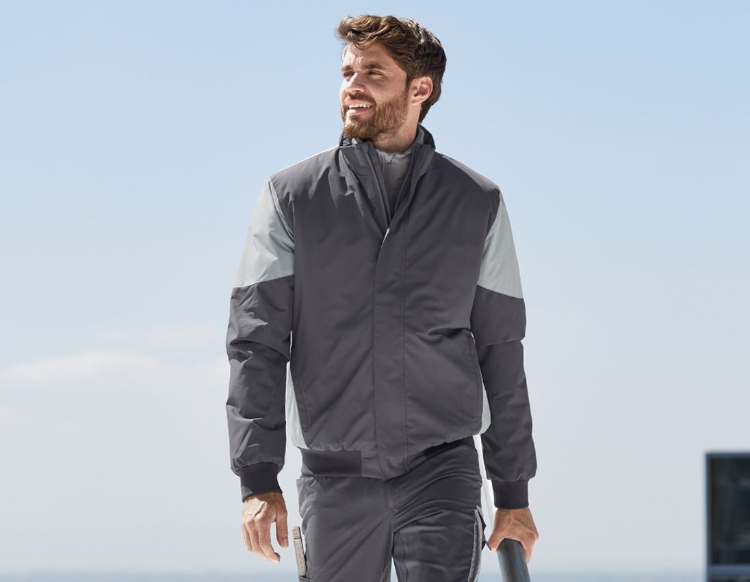 Work Jackets: Pilot jacket e.s.concrete + anthracite/pearlgrey