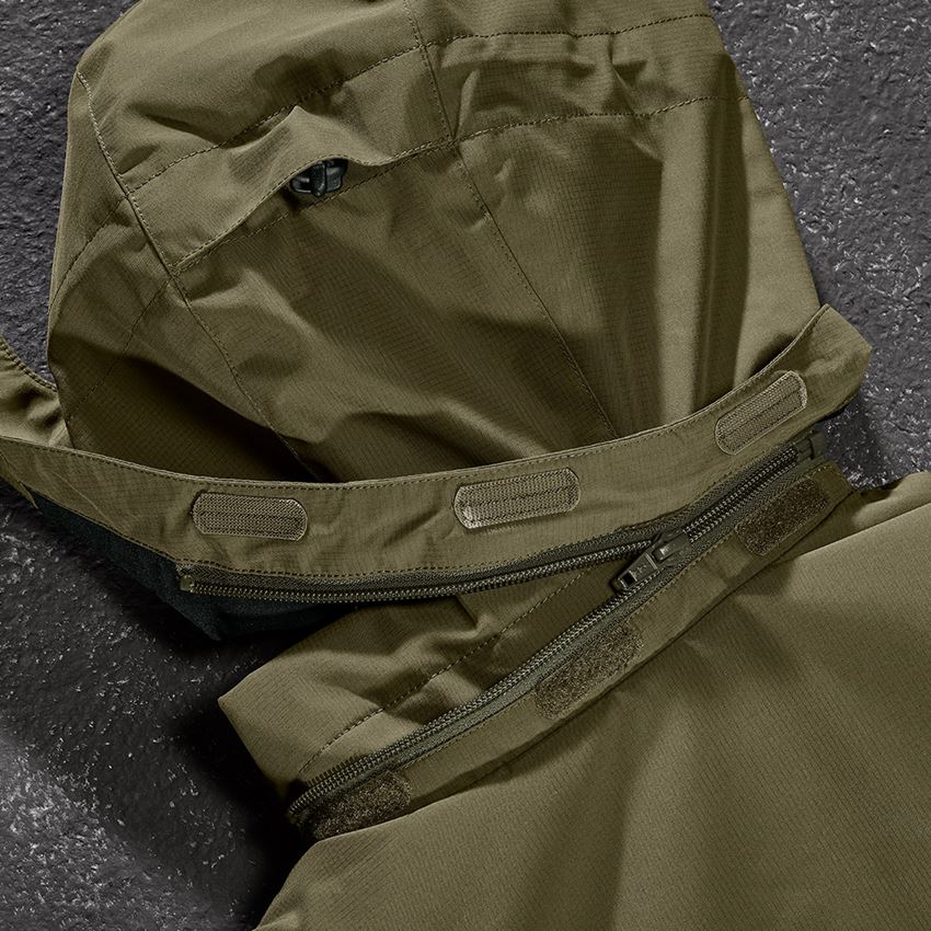Topics: Hooded pilot jacket e.s.concrete + mudgreen/stipagreen 2