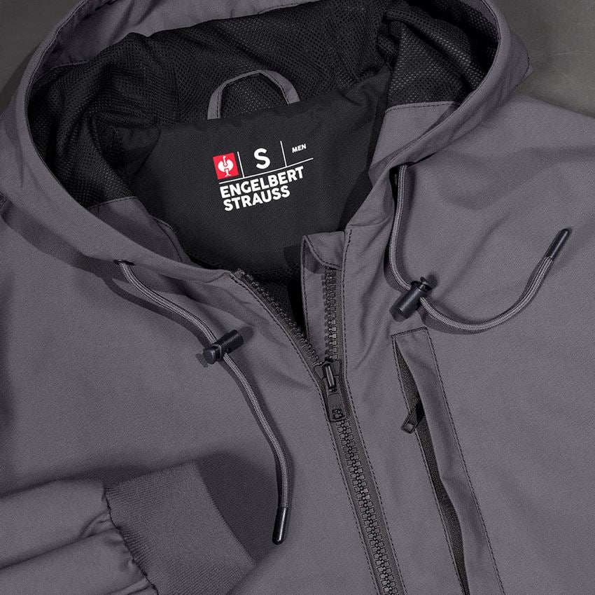 Topics: Hooded jacket e.s.iconic + carbongrey 2