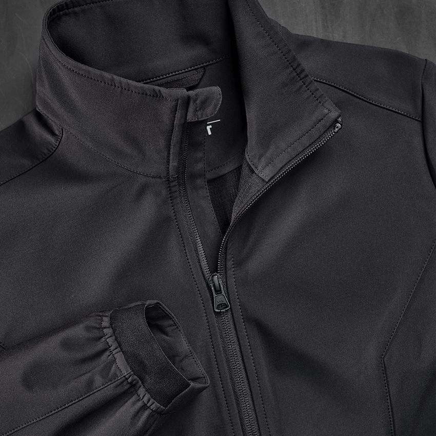 Jacken: Softshelljacke e.s.trail pure, Damen + schwarz 2