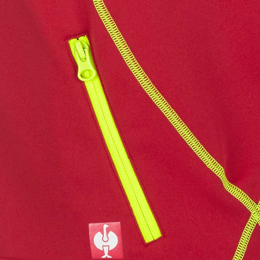 Installateurs / Plombier: Gilet thermo stretch e.s.motion 2020 + rouge vif/jaune fluo 2