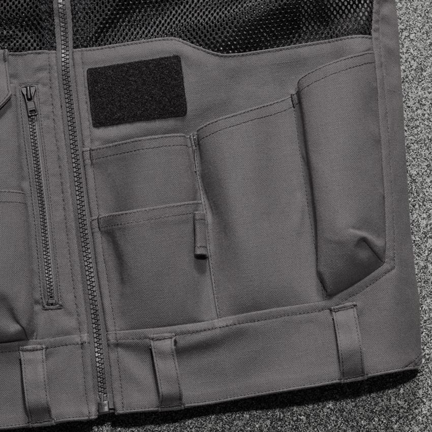 Work Body Warmer: Tool vest e.s.iconic + carbongrey/black 2