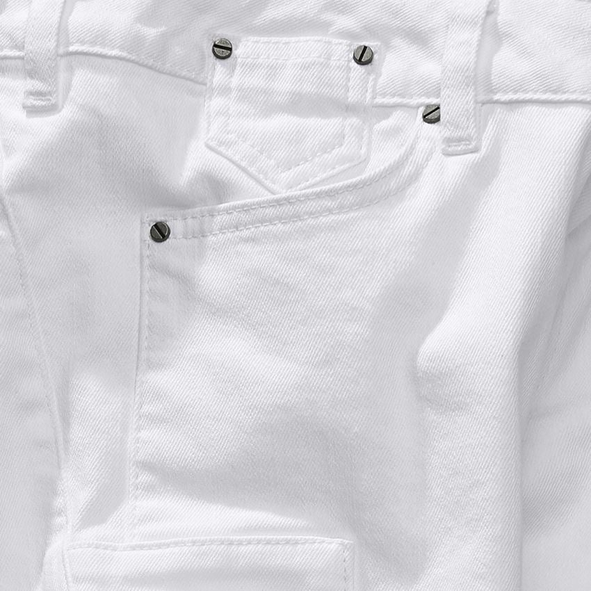 Themen: e.s. 7-Pocket-Jeans, Damen + weiß 2